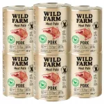 Koeratoit WILD FARM Pate sealiha ja gluteenivaba, 6 x 800 g