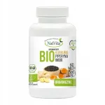 Toidulisand NatVita Bio kurkum, pipra ja ingveriga, 60 tabletti