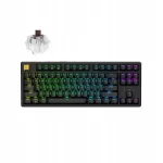 Juhtmevaba mehhaaniline klaviatuur Keychron J4, QMK, RGB taustavalgustus, pruunid l&uuml;litid, Hot-Swap