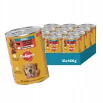 Pedigree koeratoit veiseliha ja maksaga želees, 12 x 400 g
