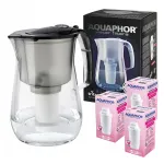 Veefilter Aquaphor Provence 4,2L koos 3 A5 Mg kassettidega, must