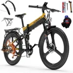 LANKELEISI XT750 elektrijalgratas, 500W, 12,8Ah, 26", kuni 110 km