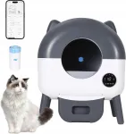 Isepuhastuv kassiliivakast LED-iga, 76 l, rakendusega juhitav