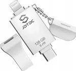 USB m&auml;lupulk JSL JDTDC 128GB, &uuml;hilduv Apple (MFi)