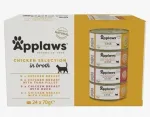 M&auml;rg kassitoit Applaws kanaga puljongis, 24x70g