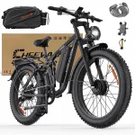 Elektrijalgratas CHEEVALRY, 2000W, 23Ah, 52 km/h, 26" laiad rehvid, kahe mootoriga
