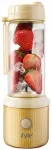 Kaasaskantav blender Zyle 450ml titaanist teradega USB-C