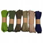 EdcX Paracord 550 n&ouml;&ouml;rikomplekt Mountain Set, 6 tk x 5 m