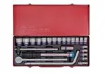 Padrunv&otilde;tmete komplekt 1/2'' 10-32 mm, 24 tk, lisadega, 4524MR KING TONY