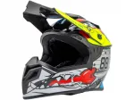Mootorratta kiiver TORQ TORQ-911, valge-must, suurus XL