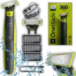 Habemes&auml;rk PHILIPS OneBlade 360 n&auml;ole ja kehale, kahepoolne l&otilde;ikur