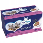 PREVITAL Mousse v&auml;ikestele kassidele mini konservid, 85g x4