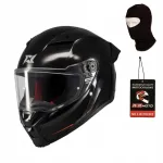 AXXIS FENIX A1 mootorratturi kiiver, must, Pinlock klaasiga