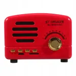 Juhtmevaba retro punane Bluetooth k&otilde;lar