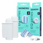 Filtrid Siemens CDCBS3, katlakivitabletid TZ80002 ja puhastustabletid TZ80001