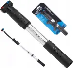 Jalgratta pump BETO MINI ALU TH-002A voolikuga, 11 BAR, 95g, road/gravel