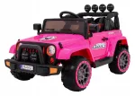 Laste elektriauto Jeep PILOT LEATHER, nahast iste, pehmed rattad, 4x4