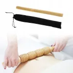 Bambusest Gua Sha massaažit&ouml;&ouml;riist, 45x3,5 cm, kotiga