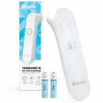 Kontaktivaba meditsiiniline infrapuna-termomeeter LED-ekraaniga, patareidega