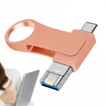 3-in-1 512 GB roosa USB m&auml;lupulk