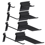 Konksude komplekt auguplaatidele, 32 tk, terasest