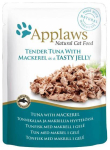 Applaws kassikonserv tuunikalafileega ja makrelliga želees, 70 g