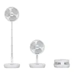 Kokkupandav ventilaator Techwood TVP-091P, teleskoopiline, 3 kiirust, 3600 mAh
