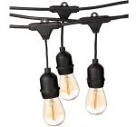 Riputatav aia LED-rida 5 m, 10 pirni 0,5 W, merevaiguv&auml;rvi must