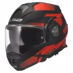 Mootorratturi kiiver LS2 FF901 Advant X Nova, must/punane, suurus L