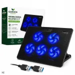 S&uuml;learvuti jahutusalus LED-valgustusega, USB