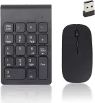 1200 DPI traadita numbriklaviatuur ja USB hiire komplekt