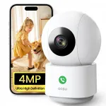 Siseruumide WiFi kaamera AOSU 4MP, 360&deg;, Homekit, 5G/2.4GHz, Alexa toega