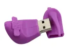 USB-m&auml;lupulk 8 GB, violetne, kanna kontsa kujuline