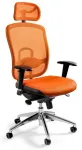Kontoritool VIP Unique, oranž, p&ouml;&ouml;ramisalus