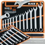 V&otilde;tmekomplekt 6&ndash;22 mm, 12 tk, CRV, mustad