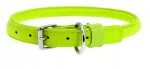 Nahast &uuml;mar koera kaelarihm WAUDOG, roheline, 13 mm, 45&ndash;53 cm