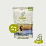 Niiske koeratoit isegrim Duck + Hearts k&ouml;&ouml;giviljadega, 15 x 410g + 1 kingitus