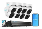 Videovalve komplekt Reolink RLK16-820D8-A, 8 kaamerat RLC-820, salvestusseade, 3TB k&otilde;vaketas