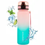 Tritan joogipudel 500 ml, tundidega, roosa-sinine