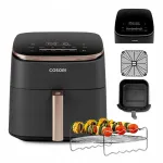 Kuuma &otilde;hu frit&uuml;&uuml;r COSORI CAF-DC602-KEUR, must, rasvavaba