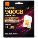 SIM-kaart Orange LTE 4G 5G, 900GB, 400 p&auml;eva ruuterile