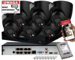 J&auml;lgimiskaamerate komplekt Dahua 6 IP kaameraga IPC-HDW1439V-A-IL-BLACK 4 Mpx