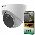 V&auml;liskaabel kupolkorpus IP-kaamera DVS, 5 MP, PoE, mikrofon, AI anal&uuml;&uuml;s, IP67