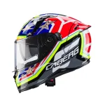 T&auml;ismootorrattakiiver CABERG AVALON X TRUCK, must/kollane fluori/neoon punane