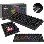 SAVIO PHENIX Gateron Red Pro traadita mehaaniline klaviatuur, ABS, RGB