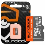 microSD m&auml;lukaart 128 GB EUROLOOK Class 10 V30 WiFi kaameratele