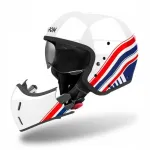 Motorratturi kiiver AIROH J 110 EON l&auml;ikiv, suurus M