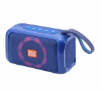 Traadita Bluetooth-k&otilde;lar T&G TG193 raadio, LED-valgustuse ja mikrofoniga, sinine