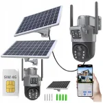 V&auml;liskaabel p&auml;ikese kaamera 8 MP HD, 4G SIM, IP, kaugjuhtimise ja suumiga