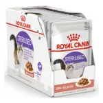 ROYAL CANIN Sterilised m&auml;rg kassitoit, 12 x 85 g, kastmes